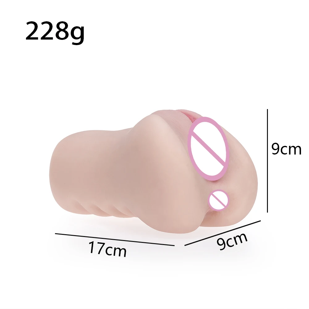 Aircraft Cup Double Hole Male Self Comfort Device Fully Automatic Naming Device True Yin Inverted Mold Adult Sex Products Store
