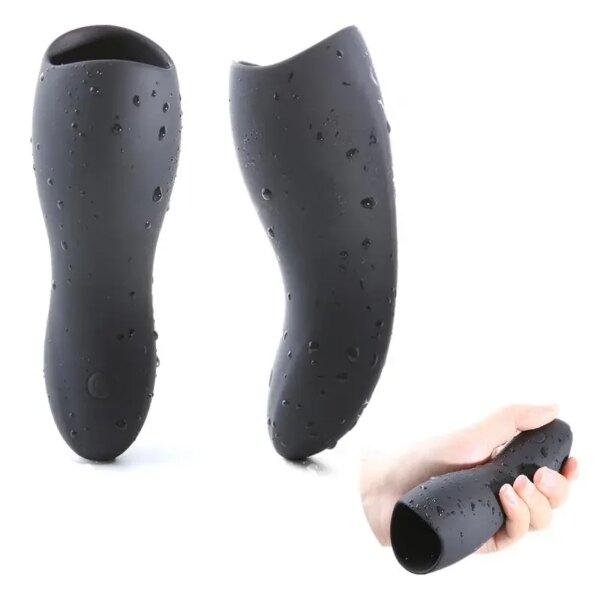 Silicone Male Masturbator Vaginia Erotica Gadgets For Men 10 Modes Penis Vibrator Goes And Comes Bucetinha Women