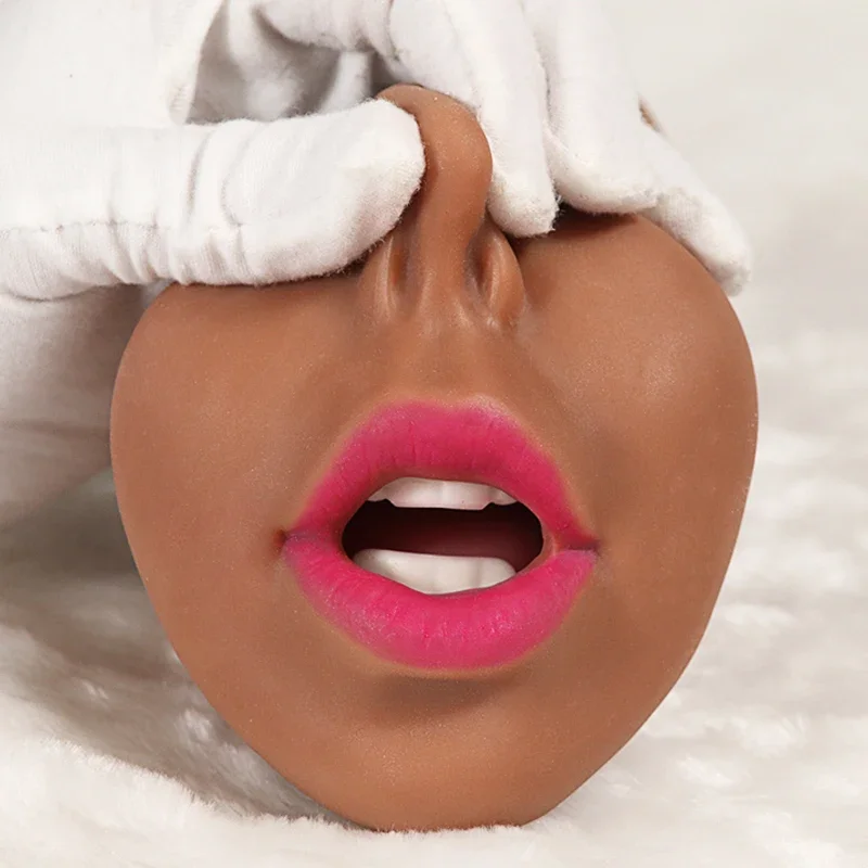 3 IN 1 Sex Toys Masturbation For Men Deep Throat Artificial Real Pussy Oral Male MasturbatorBlowjob Realistic Rubber Vagina