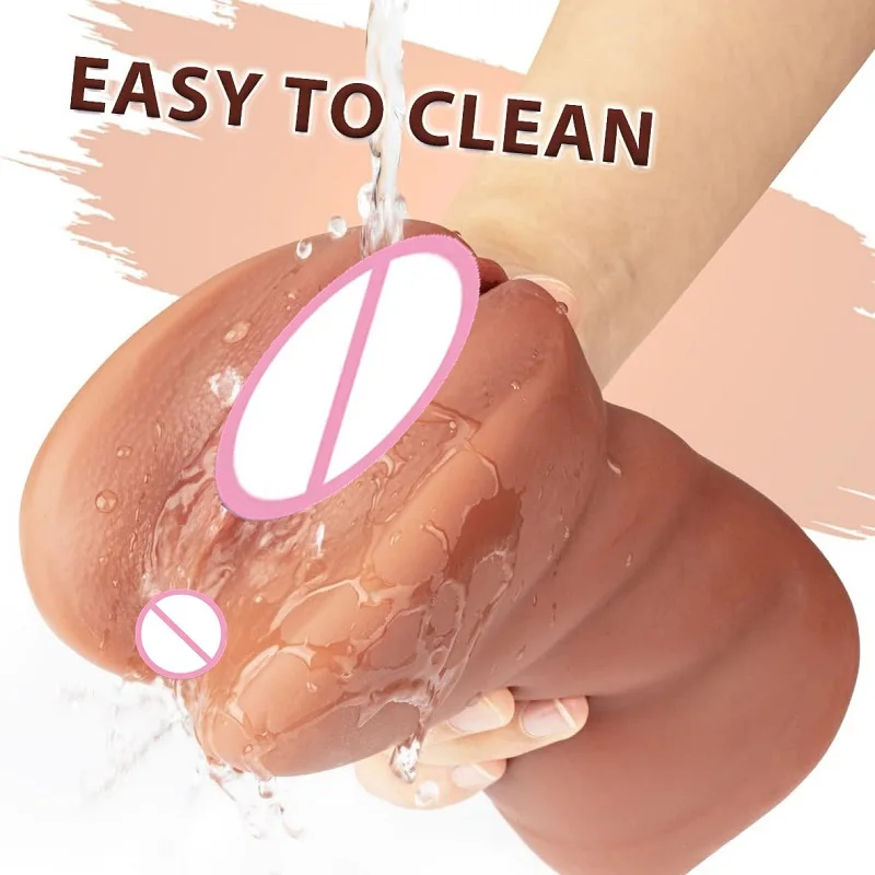 3D Flesh The Light Artificial Vagina Ass mouth Silicone 3 In 1 Adult Sex Toy Doll For Man Pocket Pussy Ass Male Masturbation