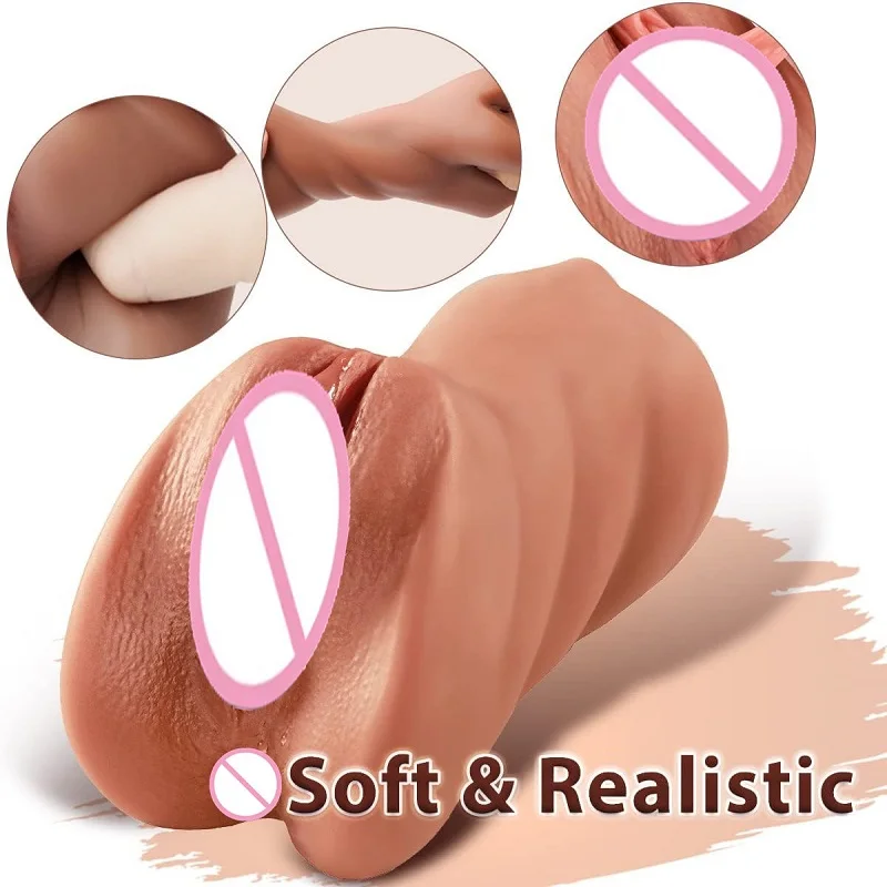 3D Flesh The Light Artificial Vagina Ass mouth Silicone 3 In 1 Adult Sex Toy Doll For Man Pocket Pussy Ass Male Masturbation