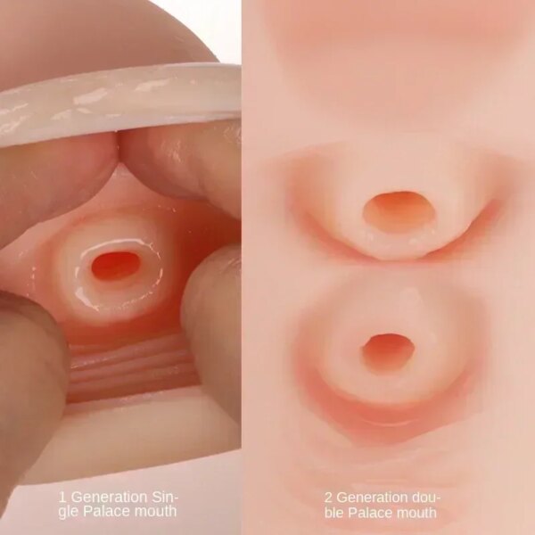 Simulation Uterine Airplane Cup for Men Vagina Vacuum Pocket Pussy Vaginator Masturbation Sex Toys Male Vibrator Masturb Cup 18+