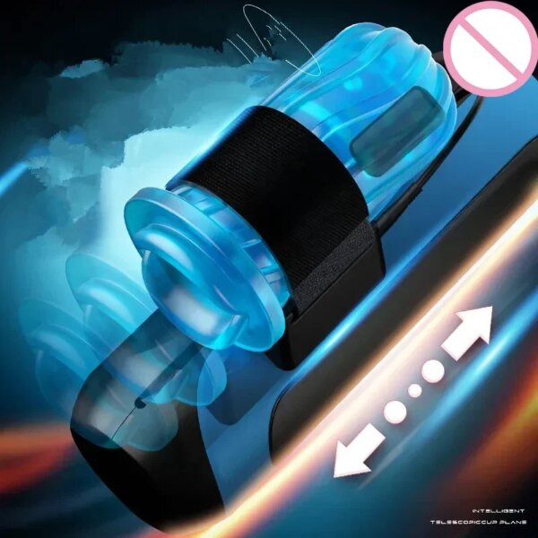 blowjob simulator masturbator 3 in 1 fox tail sex toy female blow job simulators vaginass for men urethra adult goods toys