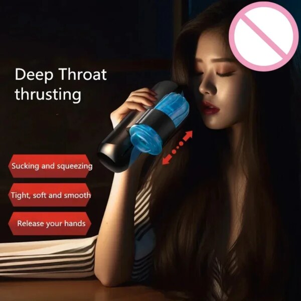 blowjob simulator masturbator 3 in 1 fox tail sex toy female blow job simulators vaginass for men urethra adult goods toys