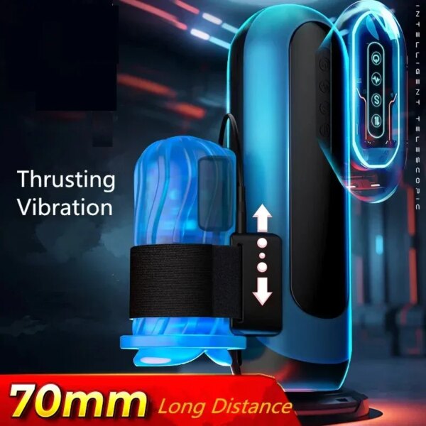 blowjob simulator masturbator 3 in 1 fox tail sex toy female blow job simulators vaginass for men urethra adult goods toys