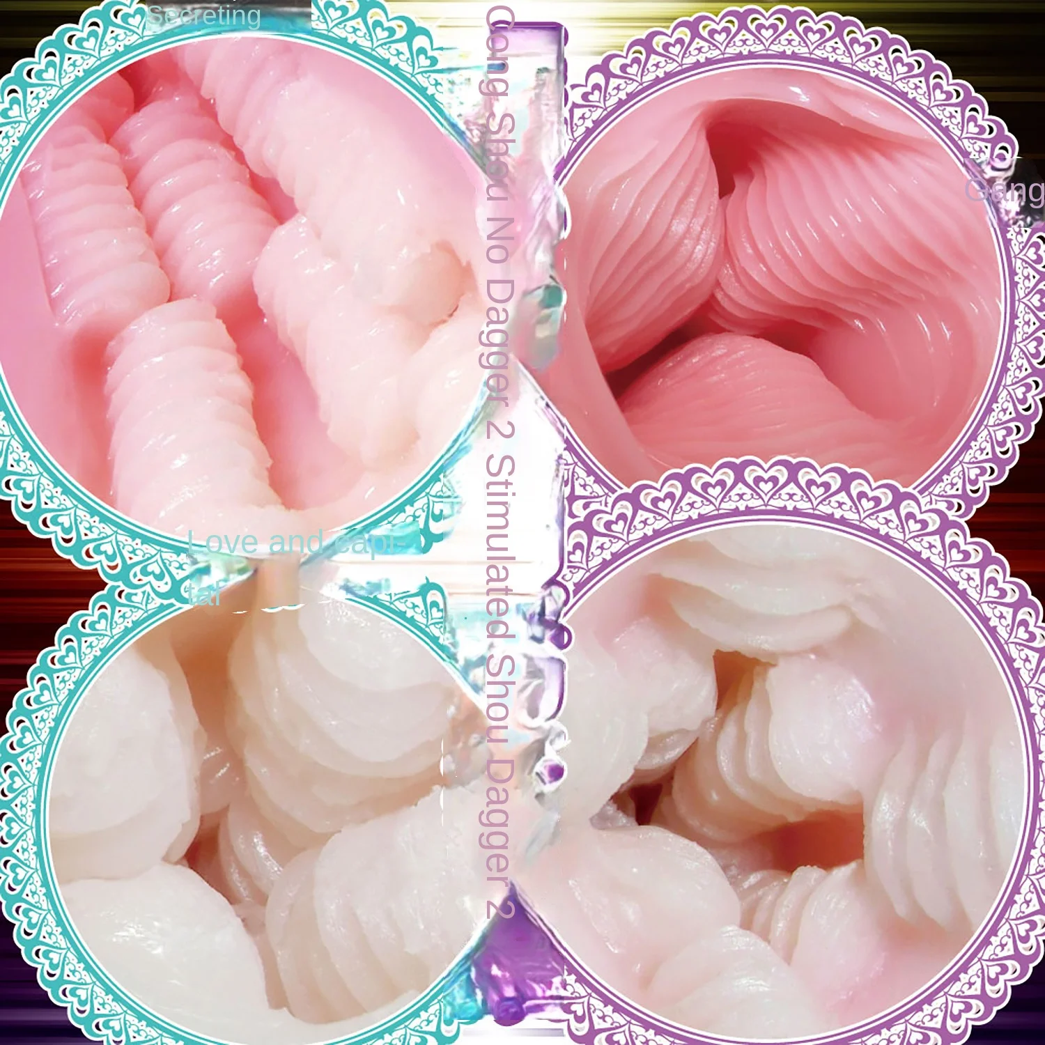 Simulation Vagina Male Masturbator Artificial Sexy Toys Exerciser Dual-Sided Anime Masturbation Cup for Men Slow-Play Adult 18