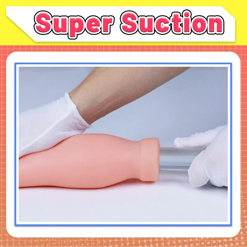 18 Bottle with True Vaginal Suction, Cartoon Toy, Male Masturbator, Manual Replacement Device, Genital Area, Masturbation Cup,