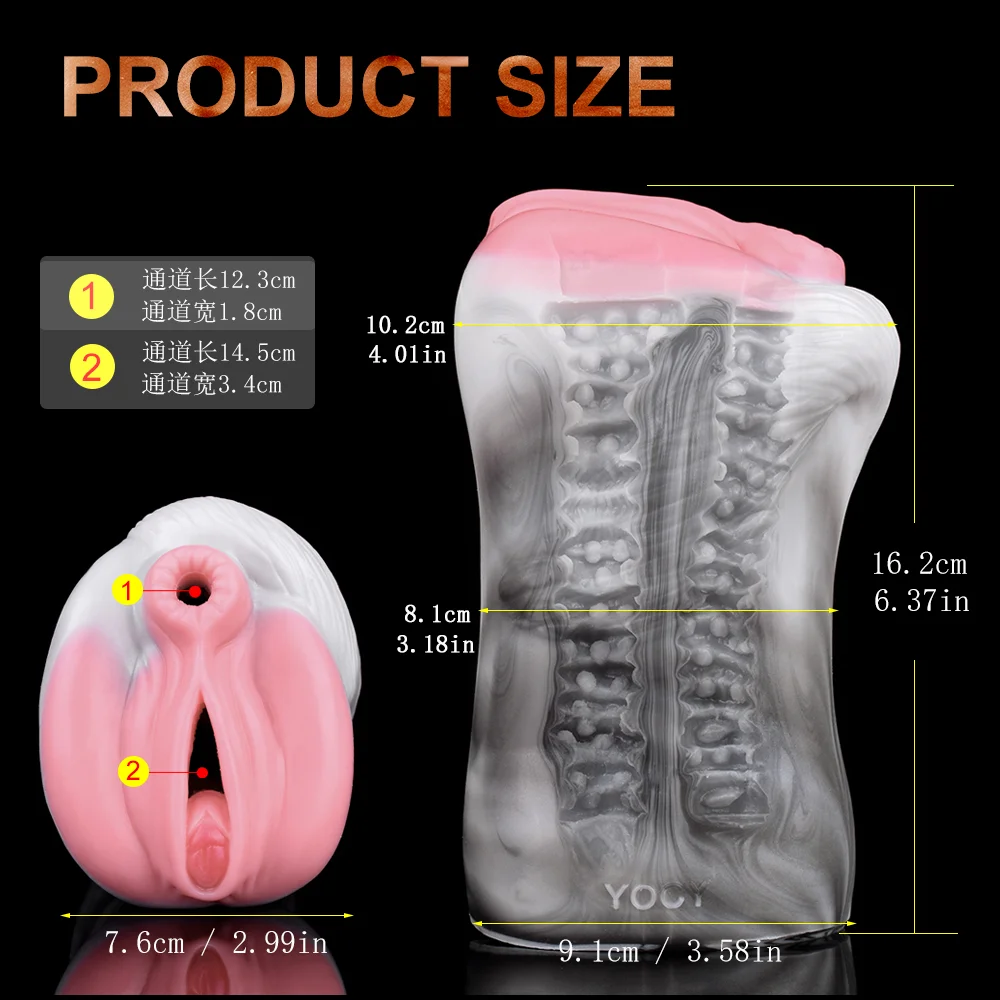 GEEBA Soft Silicone Male Masturbator Dual Channel Fantasy Animal Horse Airplane Cup Realistic Vaginal Pocket Pussy Adult Sex Toy GEEBA Soft Silicone Male Masturbator Dual Channel Fantasy Animal Horse Airplane Cup Realistic Vaginal Pocket Pussy Adult Sex Toy