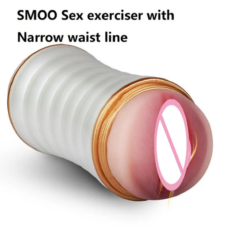 Flesh Real Vagin Light Lifelike Soft Pocket Pussy And Mouth Male Masturbator Sex Toys Men,Double Exual Intercourse Penis Trainer