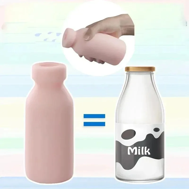 QINGAI - Adult Male Sex Toys, Airplane Cups and Bottles, Masturbation Bottles, Realistic Genital Vagina, Pocket Cat, 3D, 18+XXX