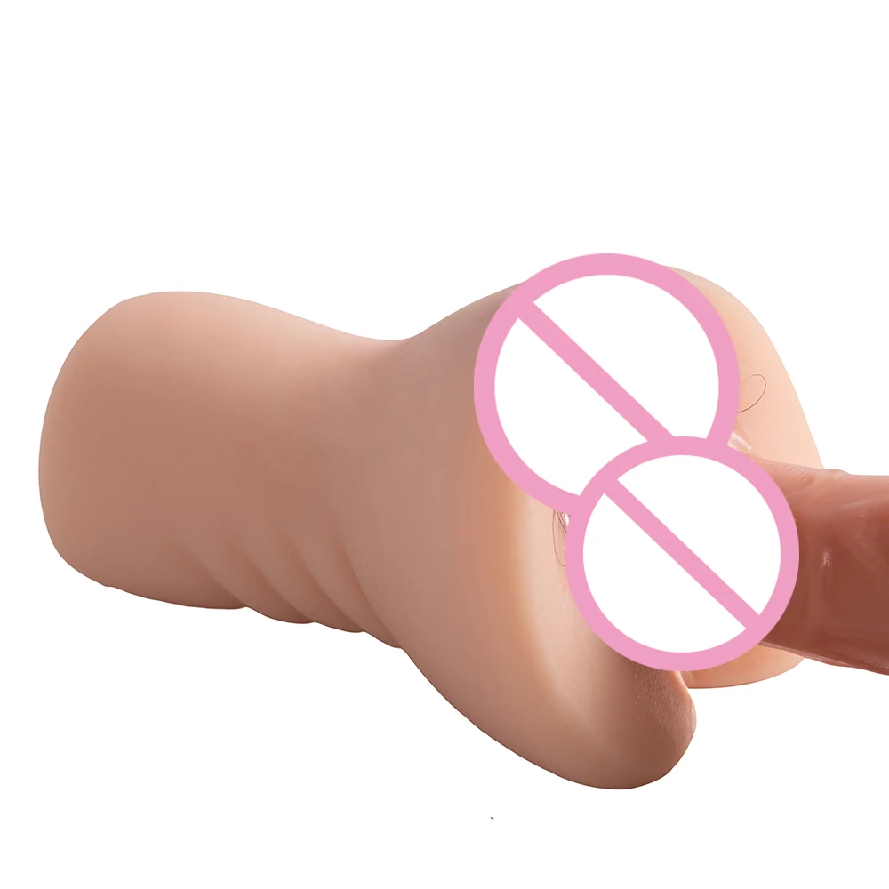 Realistic Pussy Vagina Uterus Anus Double Channels Ass Soft Silicone Doll Male Masturbator Sex Toys for Men Masturbation Cup