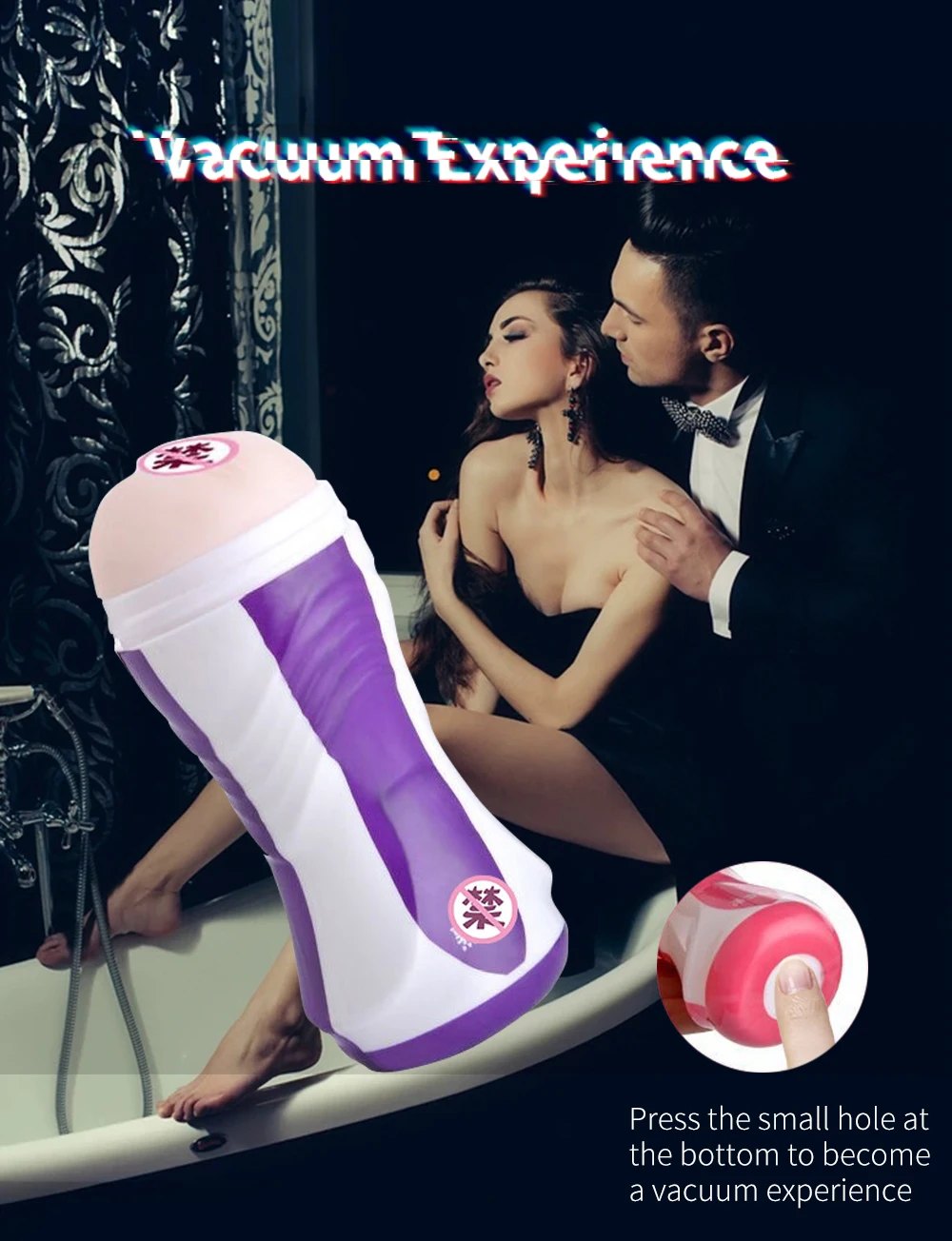 Realistic Artificial Vagina Tunnel Male Manual Masturbator Cup Sex Toys for Men Silicone Mouth Anal Oral Erotic Sexules Toy Shop