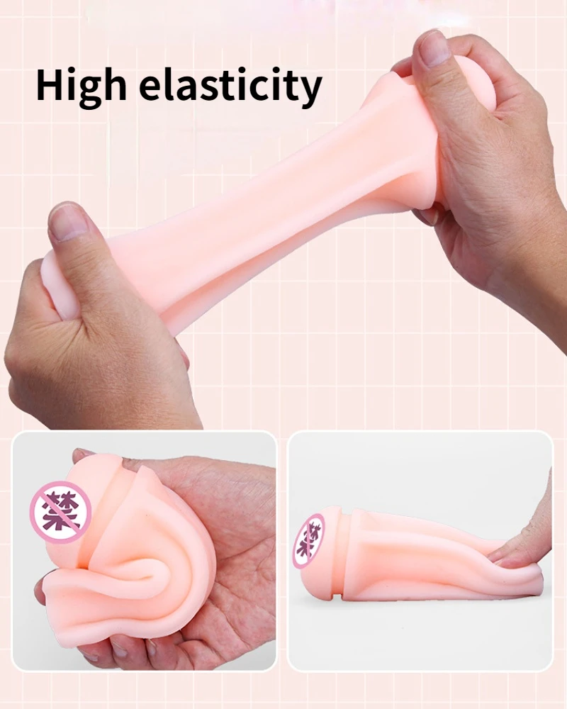 TPE High Elastic Manual Aircraft Cup Male Masturbation Negative Pressure Sucker Adult Sex Products Erotic Asturbator Pussy Sex