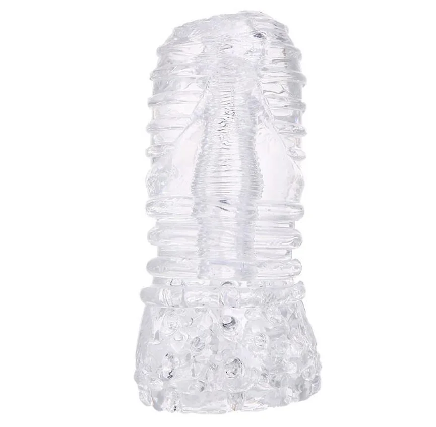 Pocket Pussey Male Sex Toy Manual Masturbation Toys Artificial Vagina Adult Supplies Soft Silicone Blowjob Men's Masturbator 18