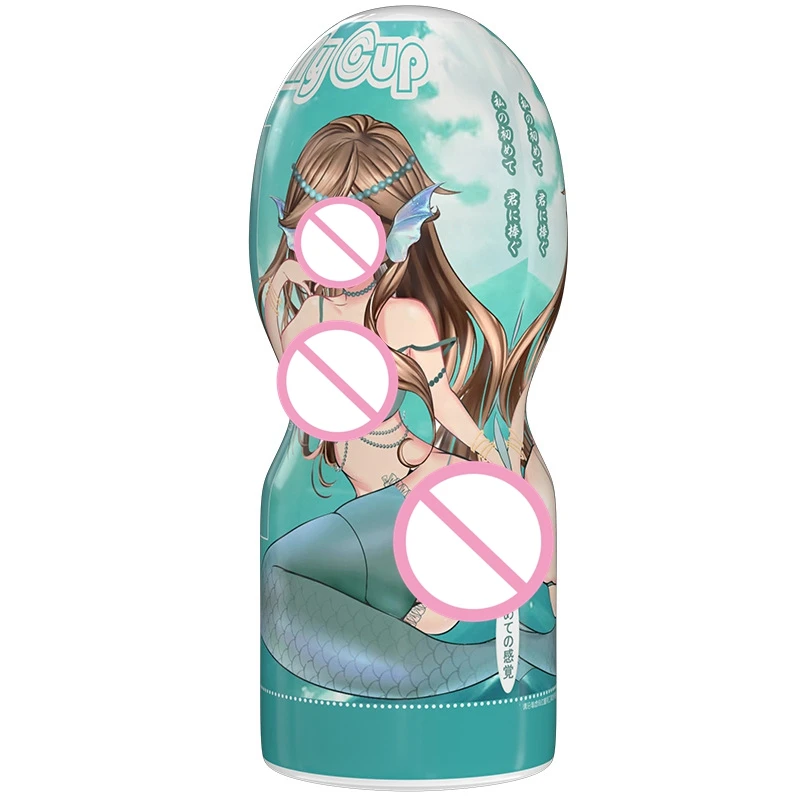 2023 new anime wind male manual aircraft cup male masturbation cup famous device inverted mold National tide anime adult sex toy