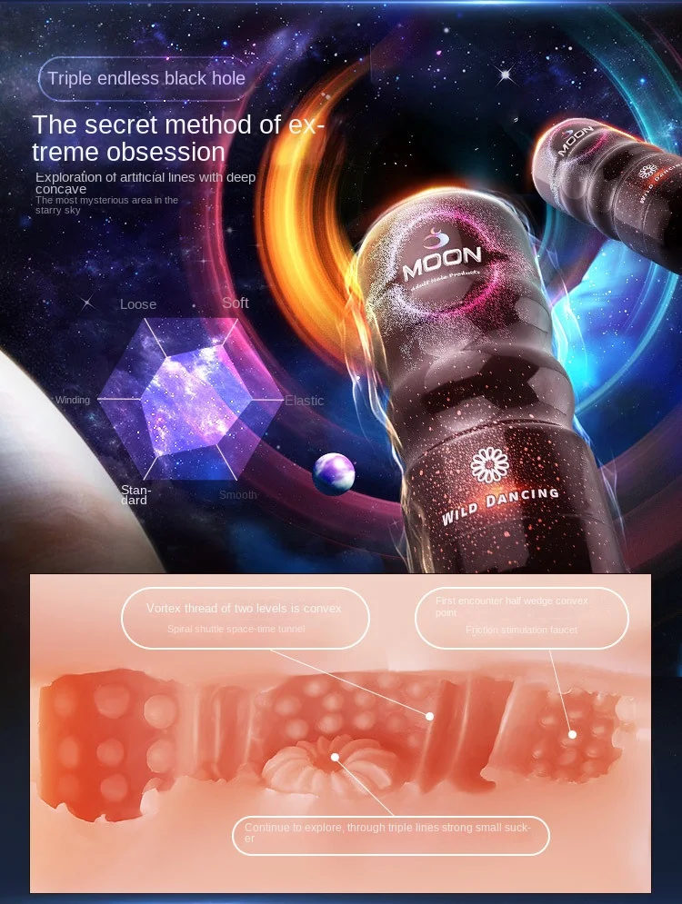 Male Exercise and Pleasure Tool - Mystery Magic Manual Masturbation Cup