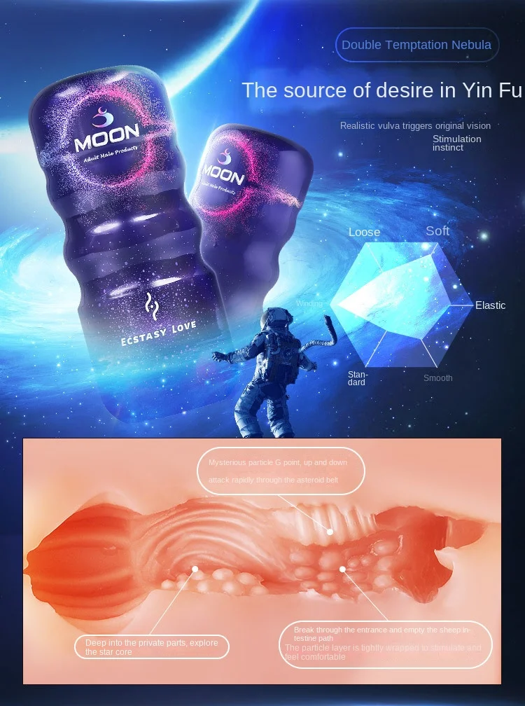Male Exercise and Pleasure Tool - Mystery Magic Manual Masturbation Cup