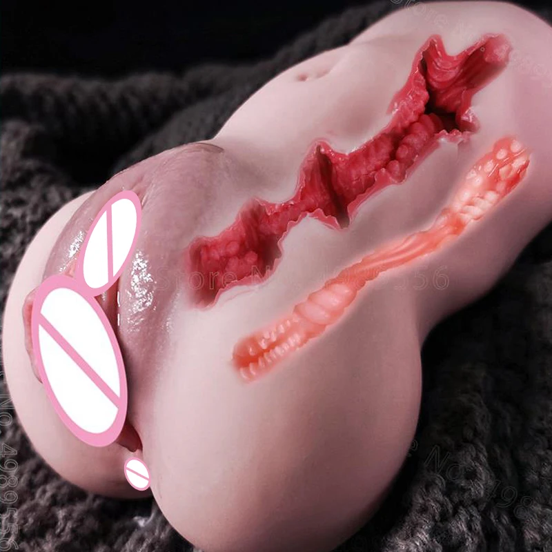 Size Fake Pocket Pussy Realistic Silicone Real Vagina Sex Toys for Men Sex Vagina Buttock Erotic Men Pleasure Male Masturbator