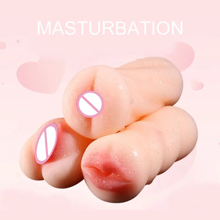 Male Masturbation Soft Silicone 18 Man's Sex Life Real Vaginasilicona Sexy Toys Pocket Pussy True Size Erotic Products Blowjob