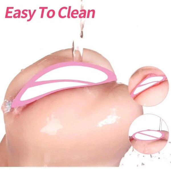 18 Realistic Vagina Lifelike Artiflcial Vaginal Anal Sex Doll Erotic Adult Sex Toys For Men Soft Pocket Male Masturbator Cup XXX