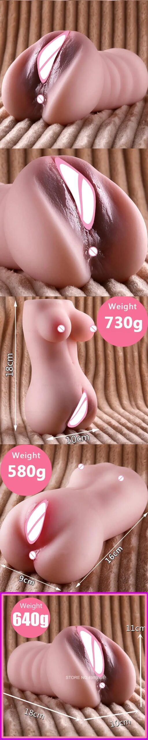 Realistic Vagina Male Masturbator Pussy Silicone Vaginal Sex Shop Masturbators for Men Sexy Adult Supplies Anime Girl Anal 18