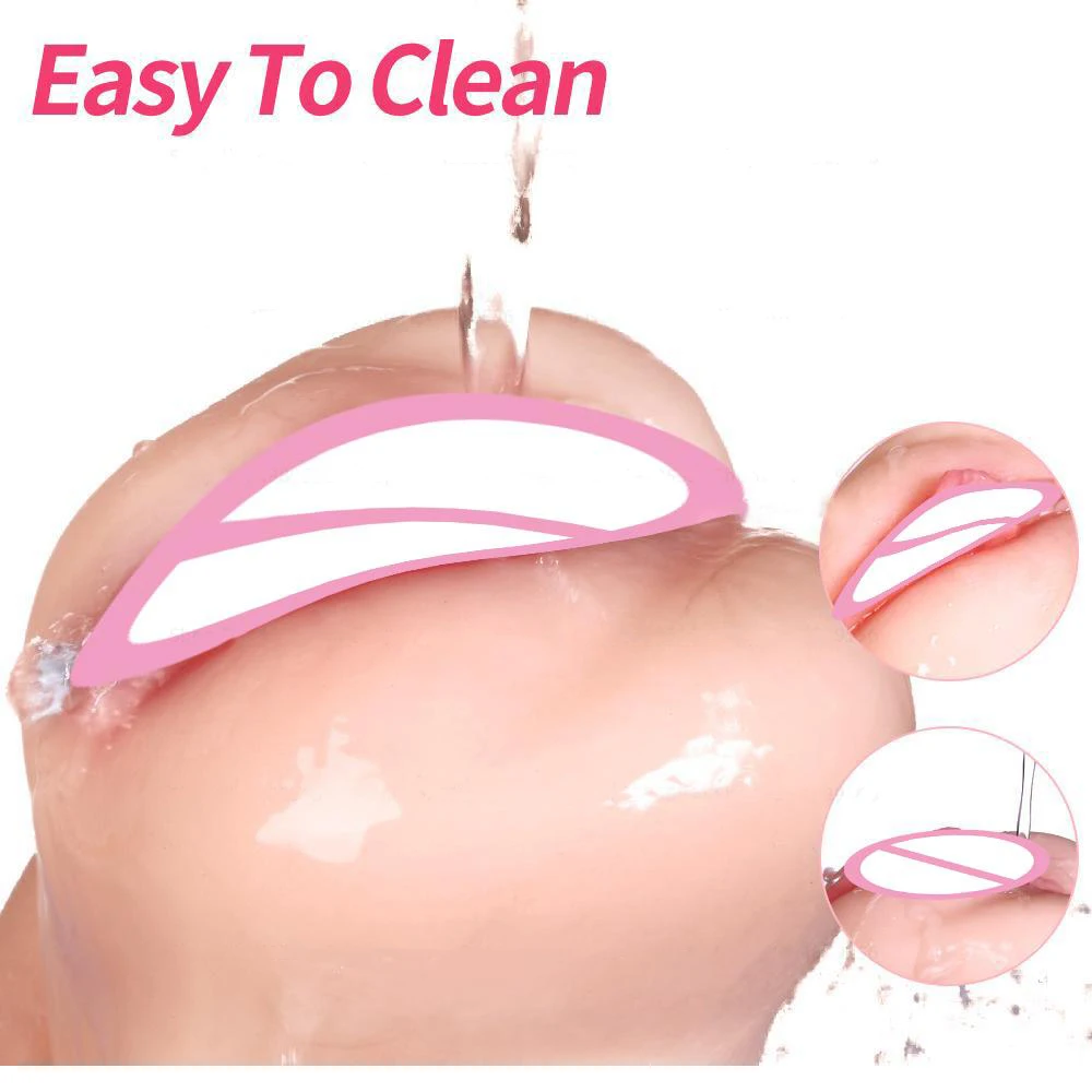 Realistic Vagina Lifelike Artiflcial Vaginal Anal Sex Doll Erotic Adult Sex Toys For Men Soft Pocket Pussy Male Masturbator Cup