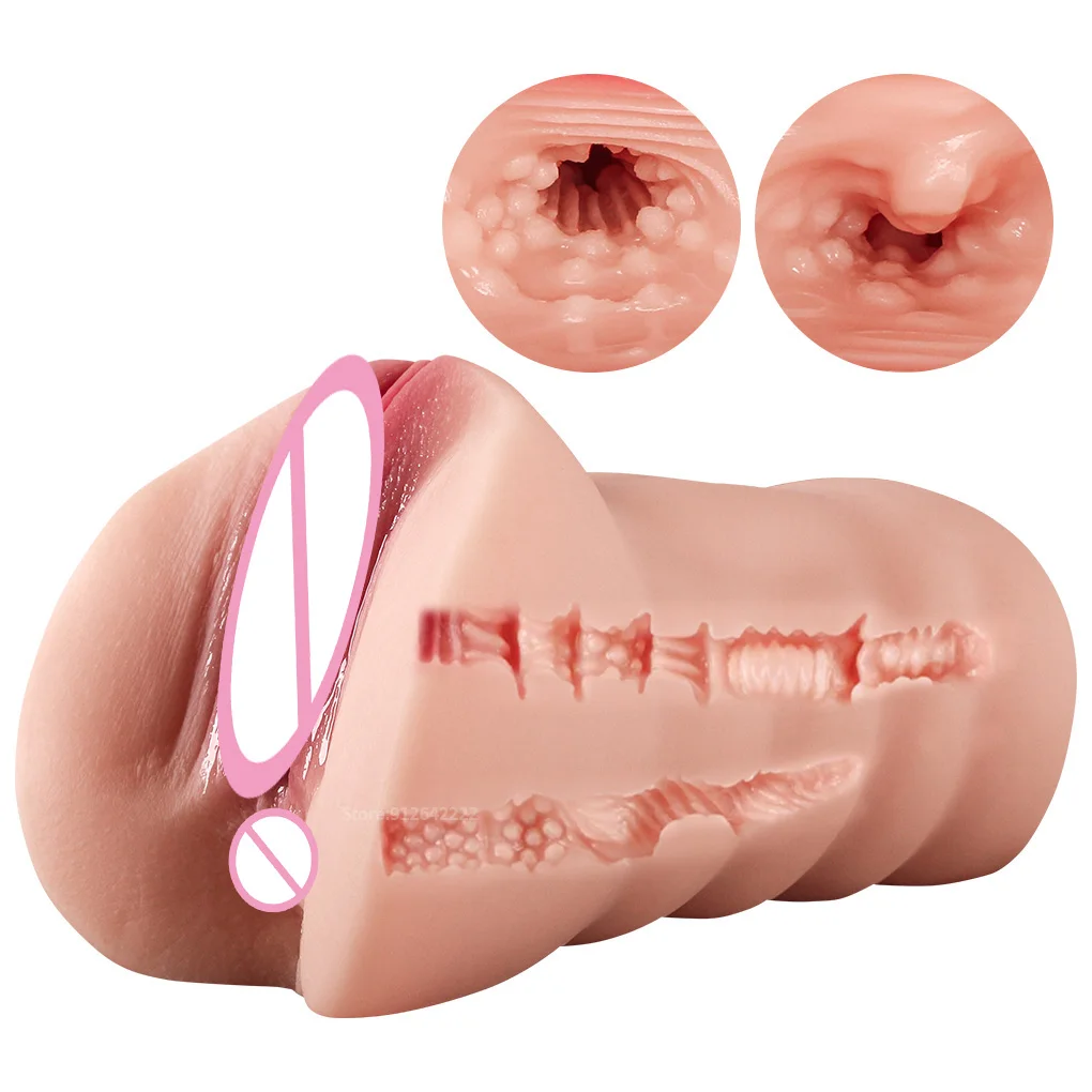 Vagina Toy For Man 3D Silicone Sex Doll Ass Pussy for Man Male Masturbation for Man Realistic Rubber Vagina Anus Adults Sex Shop