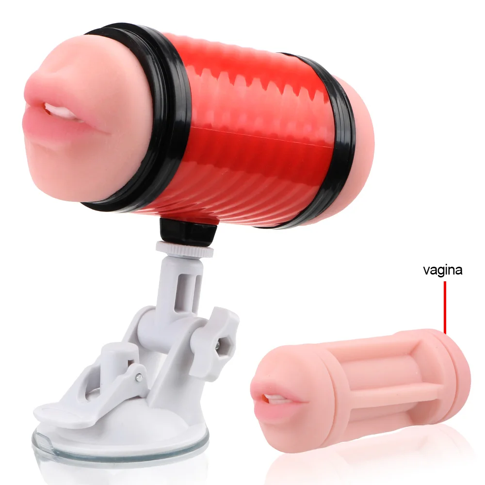 Erotic Machine Male Masturbator Real Pussy Vagina Mouth Sex Toy For Men 18 Penis Enlargement Cock Exerciser Adults Products Shop