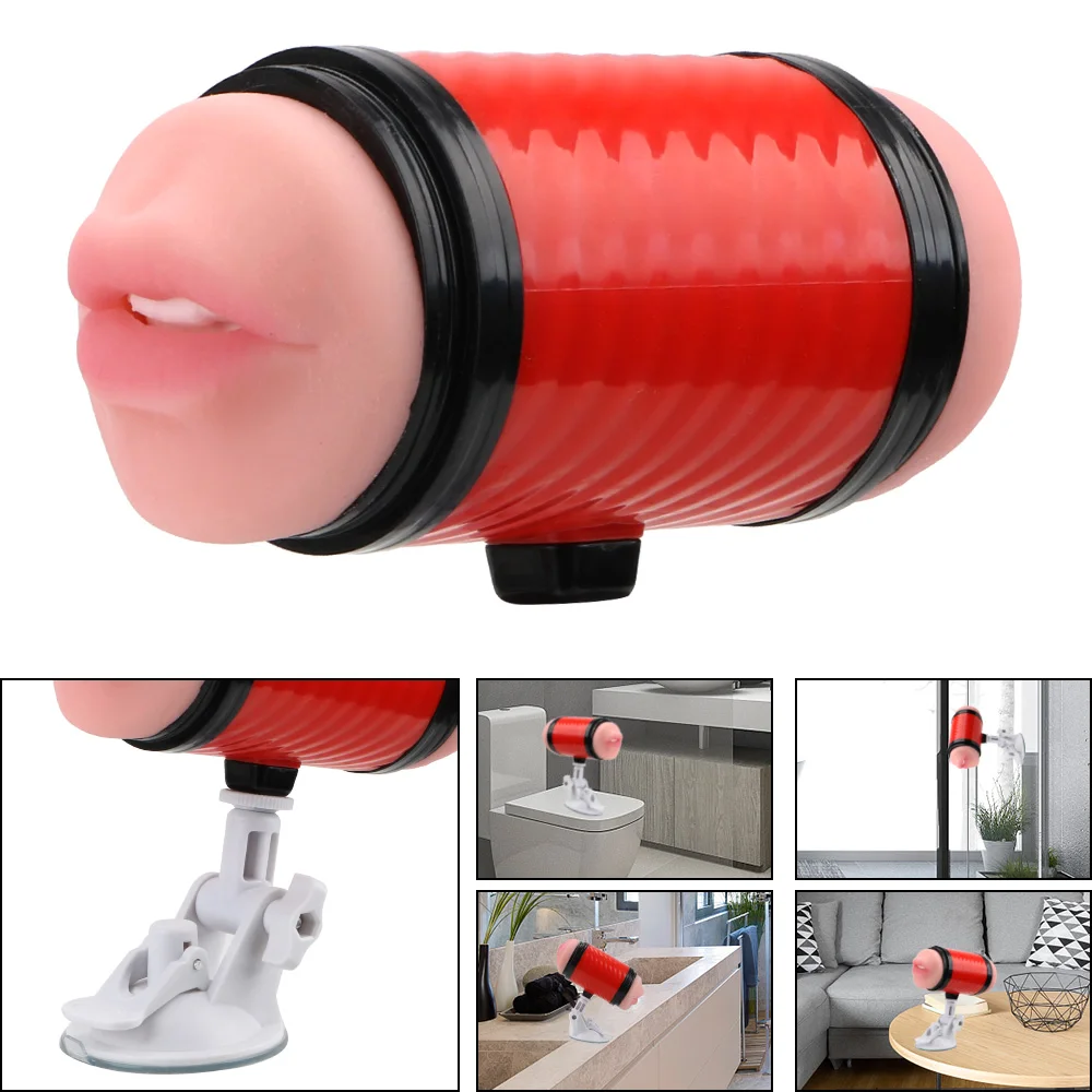 Erotic Machine Male Masturbator Real Pussy Vagina Mouth Sex Toy For Men 18 Penis Enlargement Cock Exerciser Adults Products Shop