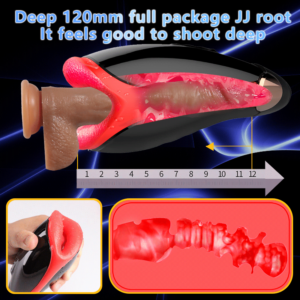 Automatic Male Masturbator Deep Throat Blowjob Voice Interaction Vibration Machine Penis Oral Masturbation Cup Sex Toys for Men Automatic Male Masturbator Deep Throat Blowjob Voice Interaction Vibration Machine Penis Oral Masturbation Cup Sex Toys for Men
