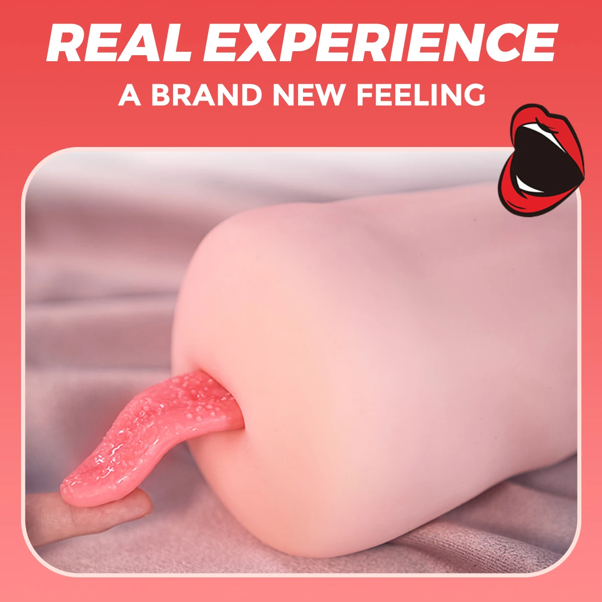 Pocket Pussy Male Masturbator 5D Deep Throat Blow Job Stroker Realistic Mouth with Super Long Tongue Adult Sex Toys for Man 리얼돌