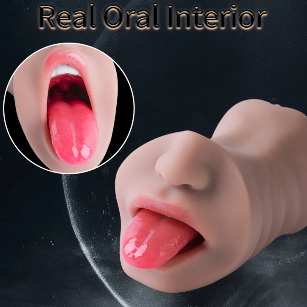 Male Masturbator 3 IN 1 Throatl Deep Pocket Pussy Sex Toys for Men 18+ hot Masturbation Cup Blowjob Vaginal Anus Oral Sex Rea Male Masturbator 3 IN 1 Throatl Deep Pocket Pussy Sex Toys for Men 18+ hot Masturbation Cup Blowjob Vaginal Anus Oral Sex Rea