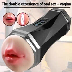 Automatic Sucking Male Blowjob Masturbation Equipment Pocket Pussy Machine Sex Toys Adult Goods for Men 남성 자동 자위기구 말하는섹스 남성자위컵