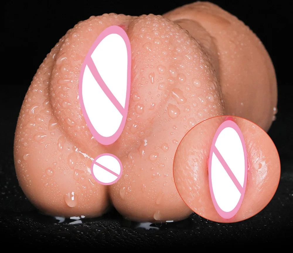 3in1 realistic mouth vagina anal plug male masturbator cup deep throat silicone dildo moves masturbation pleasure toys for men