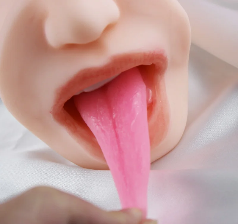 Mouth Blowjob Male Masturbator Deep Throat Masturbate Cup With Tongue Tooth Artificial Pocket Vagina Oral Sex Toya for Adult Men