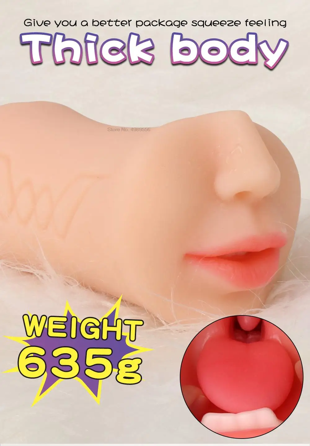 3 IN 1 Male Masturbator Silicone Vagina Real Pussy Open Mouth Teeth Realistic Sex Deep Sex Toys for Men Oral Masturbation Sextoy