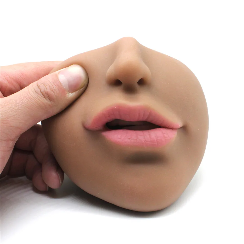 New 3D Mouth Blowjob Male Masturbator Real Deep Throat Oral Cup With Tongue Tooth Artificial Pocket Vagina Adult Sex Toy for Men