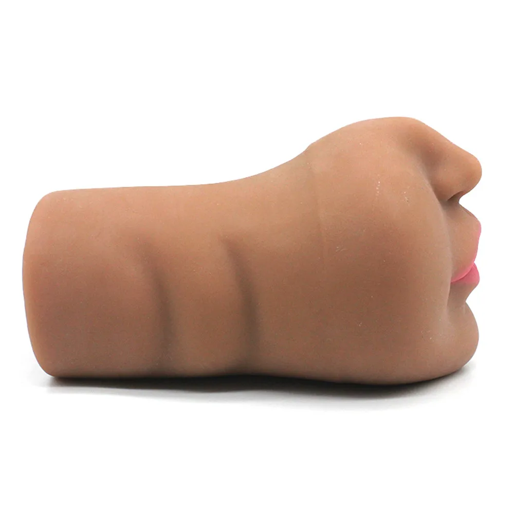 New 3D Mouth Blowjob Male Masturbator Real Deep Throat Oral Cup With Tongue Tooth Artificial Pocket Vagina Adult Sex Toy for Men