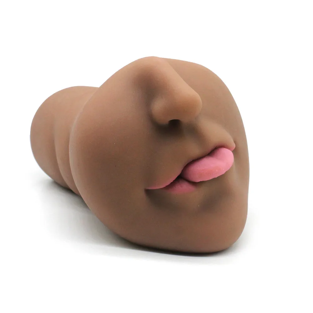 New 3D Mouth Blowjob Male Masturbator Real Deep Throat Oral Cup With Tongue Tooth Artificial Pocket Vagina Adult Sex Toy for Men
