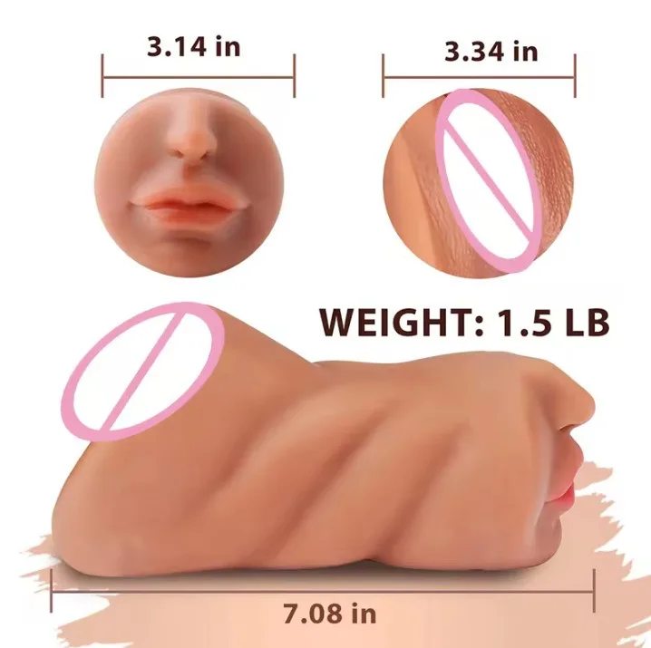 3 In 1 Masturbation for Men 3D Silicone Realistic Vagina Mouth Male Masturbation Toys Blowjob Realistic Rubber Vagina Sexy Toys 3 In 1 Masturbation for Men 3D Silicone Realistic Vagina Mouth Male Masturbation Toys Blowjob Realistic Rubber Vagina Sexy Toys