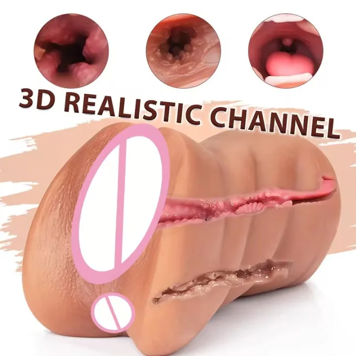 3 In 1 Masturbation for Men 3D Silicone Realistic Vagina Mouth Male Masturbation Toys Blowjob Realistic Rubber Vagina Sexy Toys 3 In 1 Masturbation for Men 3D Silicone Realistic Vagina Mouth Male Masturbation Toys Blowjob Realistic Rubber Vagina Sexy Toys