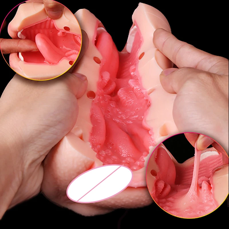 Realistic Vagina Male Masturbator Anal Plug Sex Toys for Men Oral Mouth Aircraft Cup Pussy Masturbation for Man Intimate Goods Realistic Vagina Male Masturbator Anal Plug Sex Toys for Men Oral Mouth Aircraft Cup Pussy Masturbation for Man Intimate Goods
