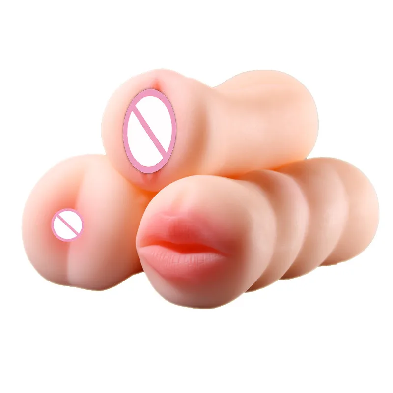 Sex Toys for Men 4D Realistic Deep Throat Male Masturbator Silicone Artificial Vagina Mouth Anal Erotic Oral Masturbation Cup 18