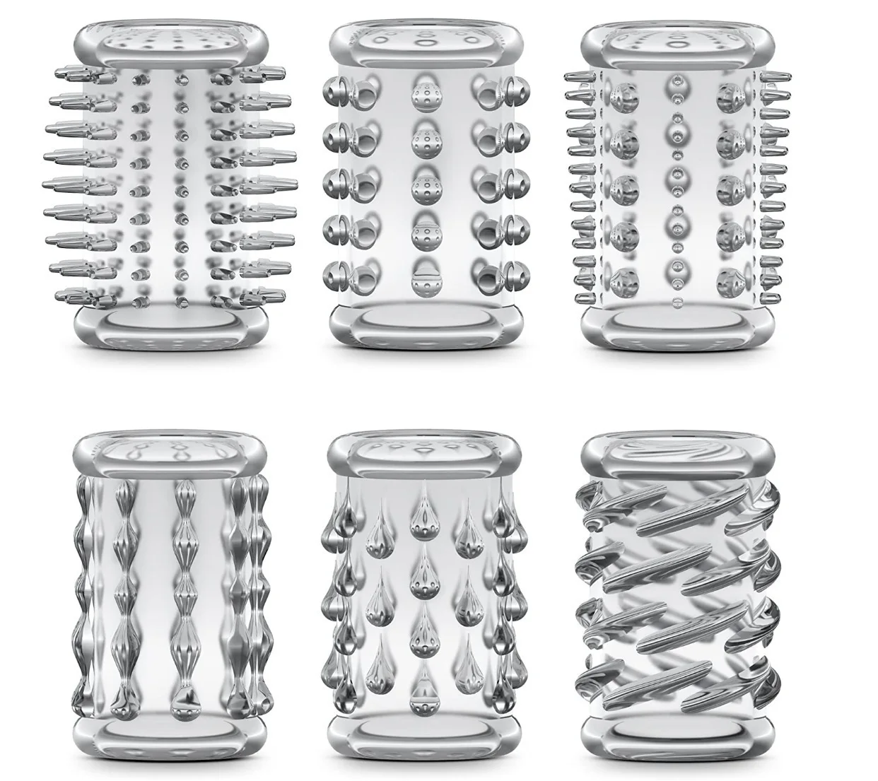 6 PCS Cock Ring Penis Sleeve Penis Enlargement Granule Clitoris Stimulate Delay Ejaculation Anal Plug Sex Toys For Men Sex Shop 6 PCS Cock Ring Penis Sleeve Penis Enlargement Granule Clitoris Stimulate Delay Ejaculation Anal Plug Sex Toys For Men Sex Shop