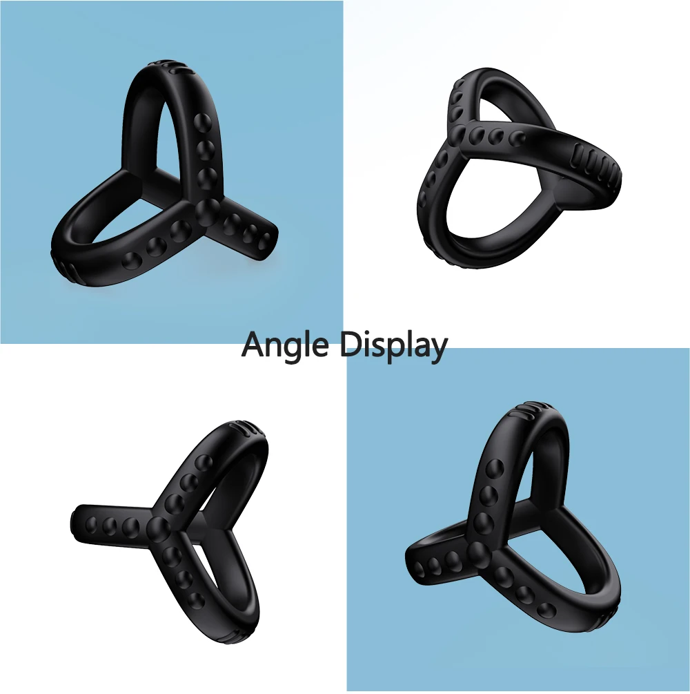 Penis Ring Reusable Silicone Semen Cock Ring Penis Enlargement Scrotum Bind Delayed Ejaculation Sex Toys For Men Couple Rings