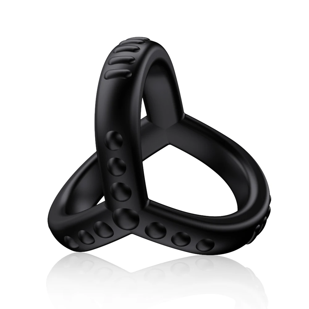 Penis Ring Reusable Silicone Semen Cock Ring Penis Enlargement Scrotum Bind Delayed Ejaculation Sex Toys For Men Couple Rings