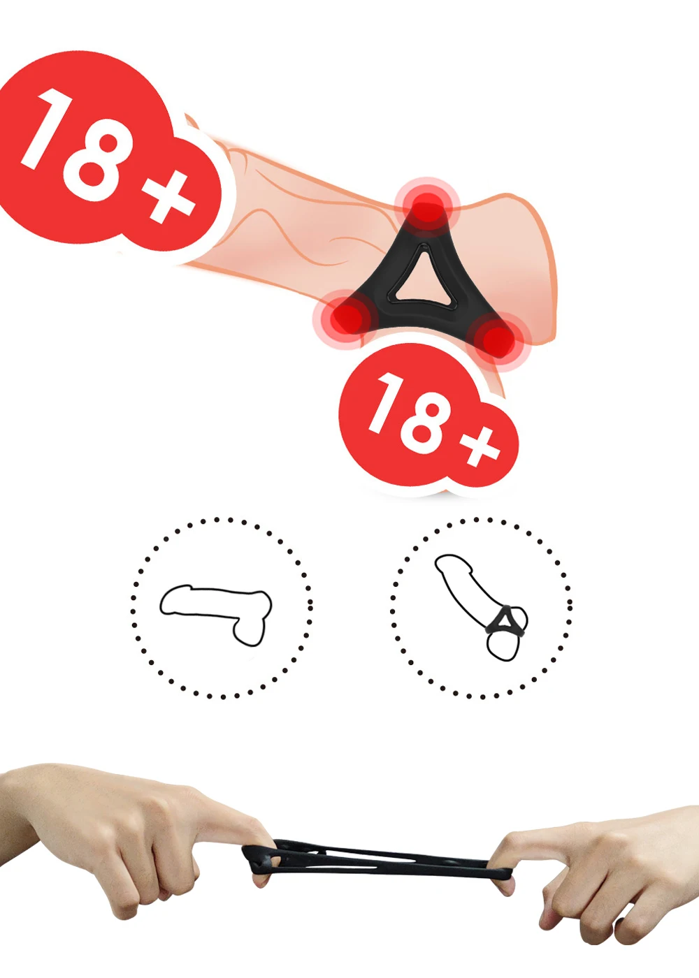 Sex Toys Penis Ring Reusable Silicone Semen Cock Ring Penis Enlargement Delayed Ejaculation Sex Shop Sex Toys For Men Couples Sex Toys Penis Ring Reusable Silicone Semen Cock Ring Penis Enlargement Delayed Ejaculation Sex Shop Sex Toys For Men Couples