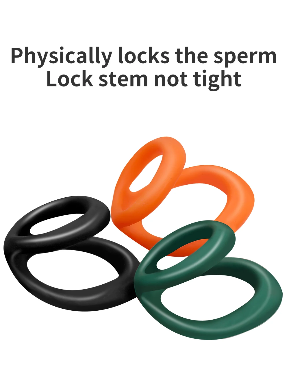 Silicone Semen Lock Ring Male Penis Ring Reusable Delay Ejaculation Lasting Scrotum Lock Ring Sex Toys for Men Adult Products Silicone Semen Lock Ring Male Penis Ring Reusable Delay Ejaculation Lasting Scrotum Lock Ring Sex Toys for Men Adult Products