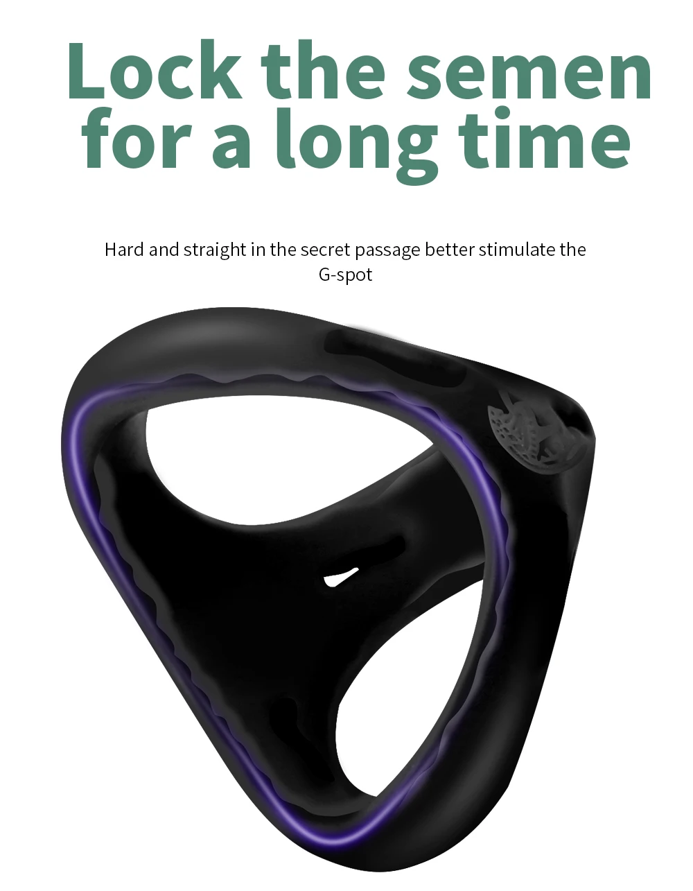 Silicone Lock Penis Ring Reusable Delay Ejaculation Erection Sex Toys for Couple Linen Nozzle Cock Ring for Men Adult Products