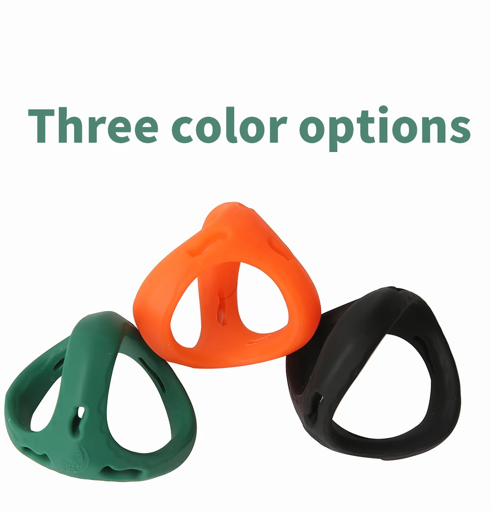 Silicone Lock Penis Ring Reusable Delay Ejaculation Erection Sex Toys for Couple Linen Nozzle Cock Ring for Men Adult Products